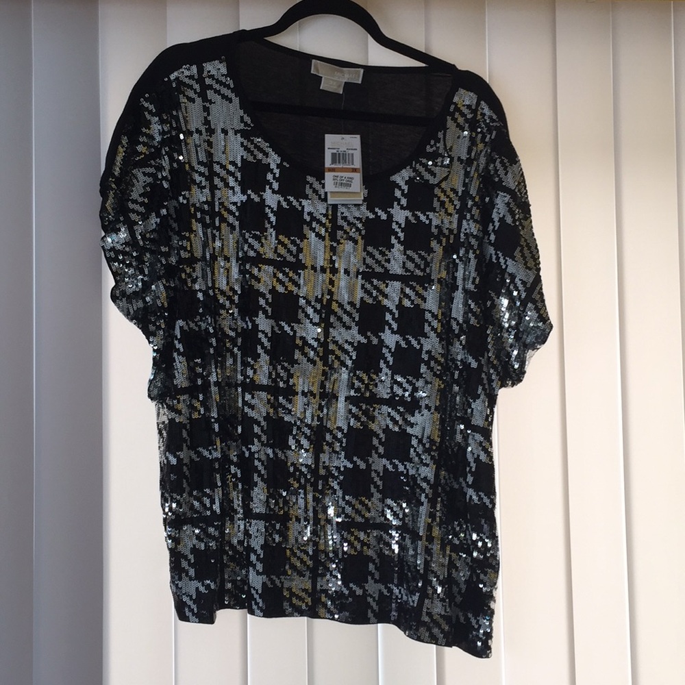 New sequin top